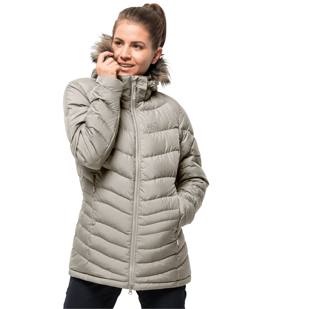 Jack Wolfskin SELENIUM BAY Vestes Femme Gris - VXUZGBW-05